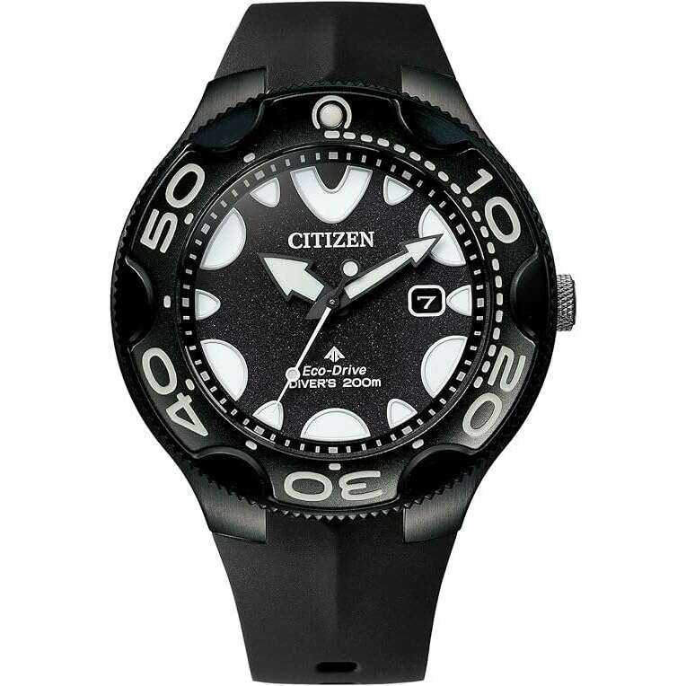 ROOK JAPAN:CITIZEN PROMASTER ECO DRIVE ORCA BLACK MEN WATCH BN0235-01E,JDM Watch,Citizen Promaster