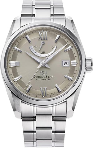 ORIENT STAR MECHANICAL AUTOMATIC SILVER & GREY MEN WATCH RK-AU0110N