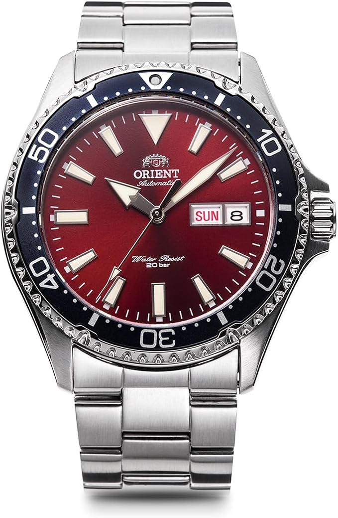 ORIENT MAKO AUTOMATIC DIVER'S RED MEN WATCH RN-AA0003R