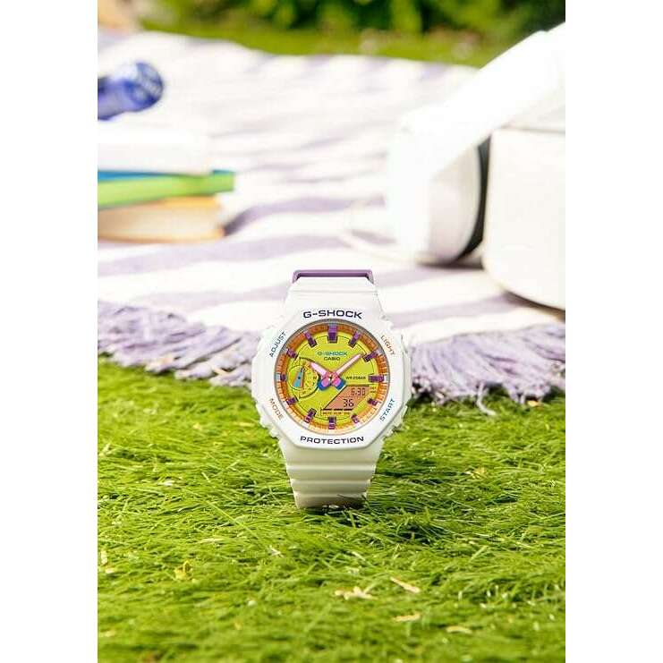 ROOK JAPAN:CASIO G-SHOCK MID-SIZE MODEL WHITE ANALOG DIGITAL LADIES WATCH GMA-S2100BS-7AJF,JDM Watch,Casio G-Shock