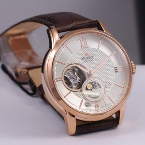 ORIENT CLASSIC SUN & MOON AUTOMATIC MEN WATCH RA-AS0003S00B