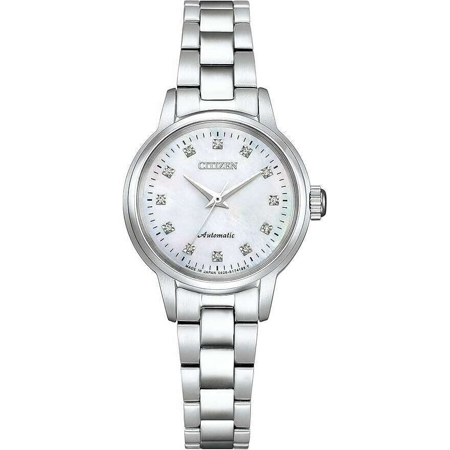 ROOK JAPAN:CITIZEN COLLECTION AUTOMATIC MECHANICAL ANALOG SILVER LADIES WATCH PR1030-57D,JDM Watch,Citizen Collection