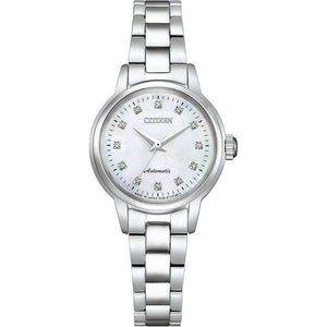 ROOK JAPAN:CITIZEN COLLECTION AUTOMATIC MECHANICAL ANALOG SILVER LADIES WATCH PR1030-57D,JDM Watch,Citizen Collection