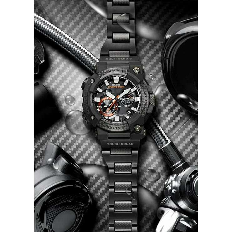 ROOK JAPAN:CASIO G-SHOCK FROGMAN BLUETOOTH RADIO SOLAR BLACK & ORANGE MEN WATCH GWF-A1000XC-1AJF,JDM Watch,Casio G-Shock