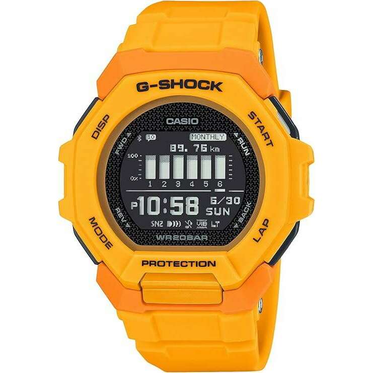 ROOK JAPAN:CASIO G-SHOCK G-SQUAD BLUETOOTH DAY-DATE DIGITAL YELLOW MEN WATCH GBD-300-9JF,JDM Watch,Casio G-Shock