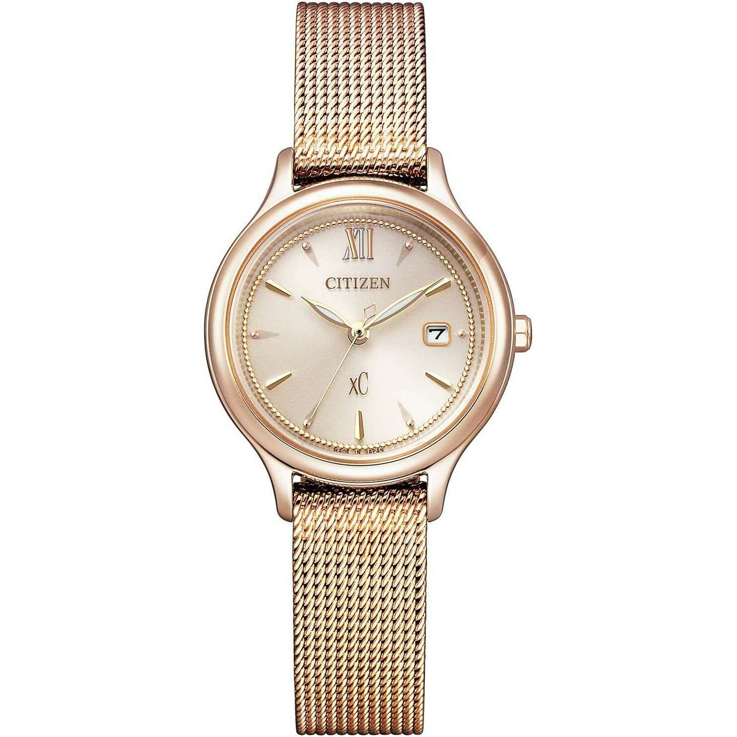 ROOK JAPAN:CITIZEN XC ECO-DRIVE MESH BELT SAKURA PINK LADIES WATCH EW2635-54A,JDM Watch,Citizen xC