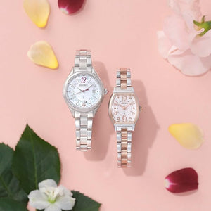 SEIKO LUKIA HAPPY COLLECTION 2025 SS MAIN SERIES SILVER & PINK WOMEN WATCH SSWA012