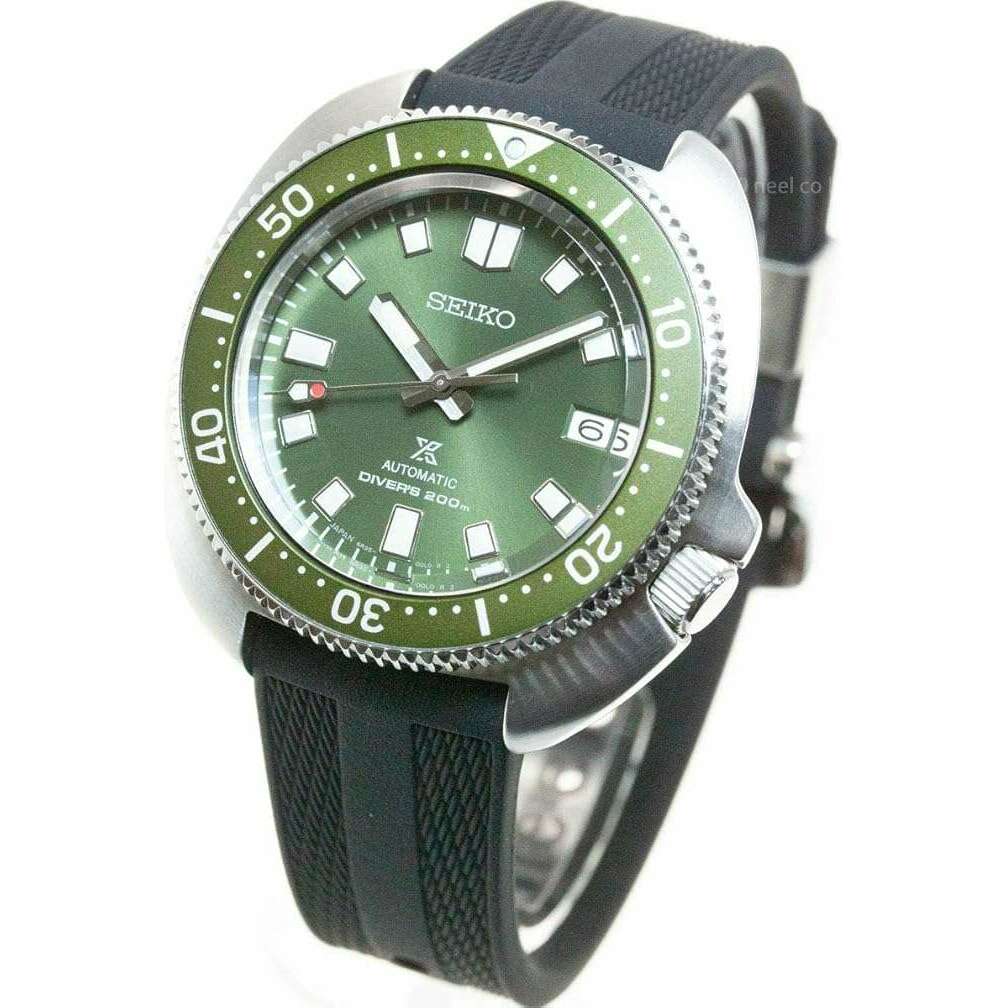 ROOK JAPAN:SEIKO PROSPEX 1970 MECHANICAL AUTOMATIC DIVER'S UEMURA DESIGN GREEN MEN WATCH SBDC111,JDM Watch,Seiko Prospex