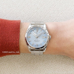 ORIENT STAR MECHANICAL AUTOMATIC SILVER & ICE BLUE MEN WATCH RK-AU0109L