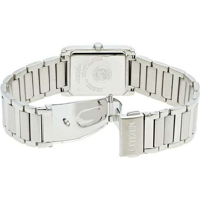 ROOK JAPAN:CITIZEN COLLECTION ECO DRIVE SILVER STRAP ANALOG SQUARE MEN WATCH FRA59-2431,JDM Watch,Citizen Collection