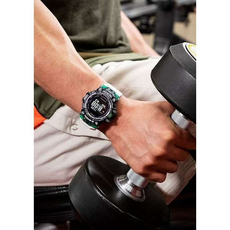 ROOK JAPAN:CASIO G-SHOCK G-SQUAD BLUETOOTH WHITE & GREEN DIGITAL MEN WATCH GBD-100SM-1A7JF,JDM Watch,Casio G-Shock