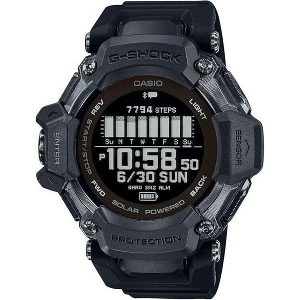 Cardiometer CASIO G-SHOCK G-SQUAD GPS CARDIOMETER BLUETOOTH BLACK MEN WATCH GBD-H2 ...