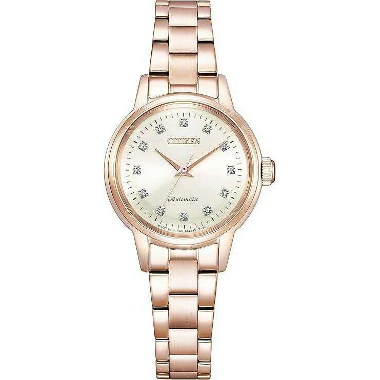 ROOK JAPAN:CITIZEN COLLECTION AUTOMATIC MECHANICAL DIAMONDS SAKURA PINK LADIES WATCH PR1037-58A,JDM Watch,Citizen Collection