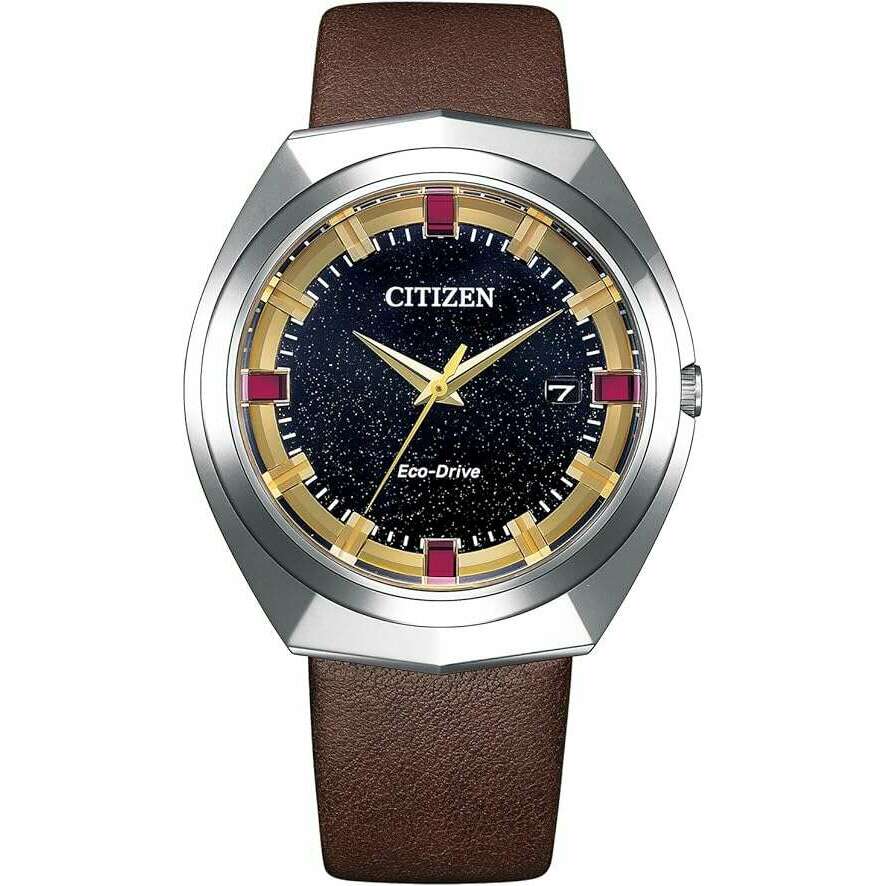 ROOK JAPAN:CITIZEN CREATIVE LAB ECO DRIVE LIMITED MODEL BROWN STRAP MEN WATCH  (1200 LIMITED) BN1010-05E,JDM Watch,Citizen Creative Lab