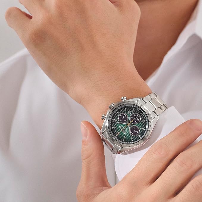 SEIKO SELECTION 2024 RAISE THE FUTURE LIMITED EDITION SILVER & GREEN MEN WATCH SBPY177