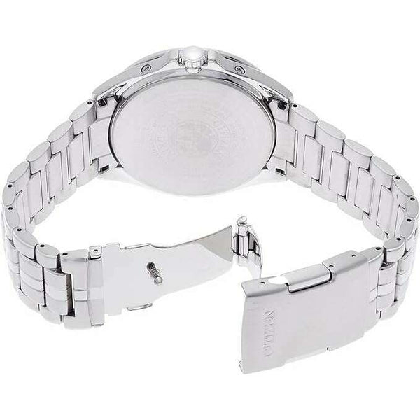 CITIZEN COLLECTION ECO-DRIVE RADIO CONTROLLED SILVER & DARK BLUE