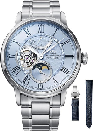 ORIENT STAR MOON PHASE AUTOMATIC M45 F7 MEN WATCH (270 LIMITED) RK-BT0003L