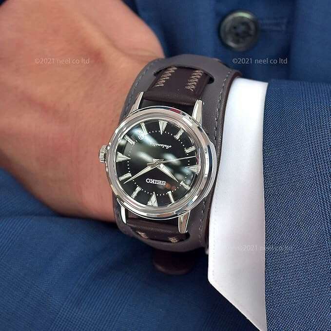 ROOK JAPAN:SEIKO PROSPEX AUTOMATIC BLACK DIAL BROWN LEATHER STRAP MEN WATCH SBEN001,JDM Watch,Seiko Prospex