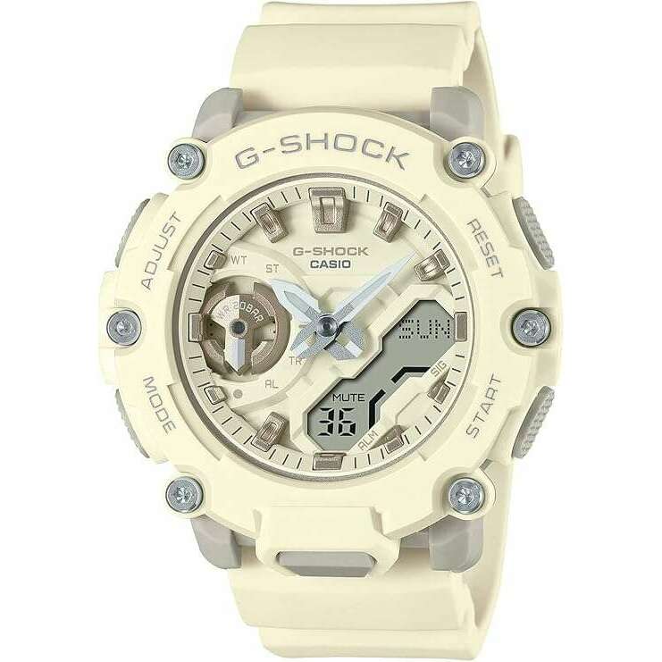 ROOK JAPAN:CASIO G-SHOCK MID-SIZE MODEL WHITE COTTON BEIGE UNISEX WATCH GMA-S2200-7AJF,JDM Watch,Casio G-Shock