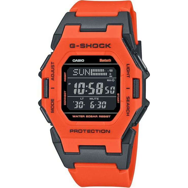 CASIO G-SHOCK DAY-DATE BLUETOOTH DIGITAL DIAL ORANGE MEN WATCH GD
