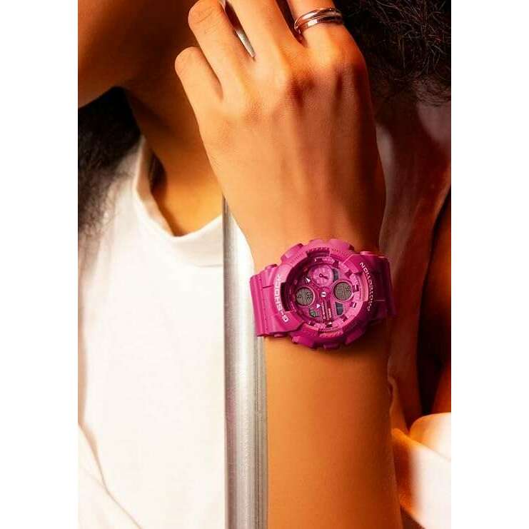 ROOK JAPAN:CASIO G-SHOCK POWER PINK ECO-FRIENDLY ANALOG DIGITAL LADIES WATCH GMA-S140PP-4AJF,JDM Watch,Casio G-Shock