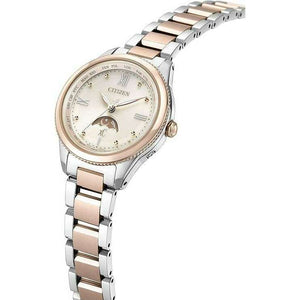 ROOK JAPAN:CITIZEN XC DAICHI COLLECTION TITANIA HAPPY FLIGHT ECO-DRIVE SAKURA & SILVER  LADIES WATCH EE1005-54W,JDM Watch,Citizen xC