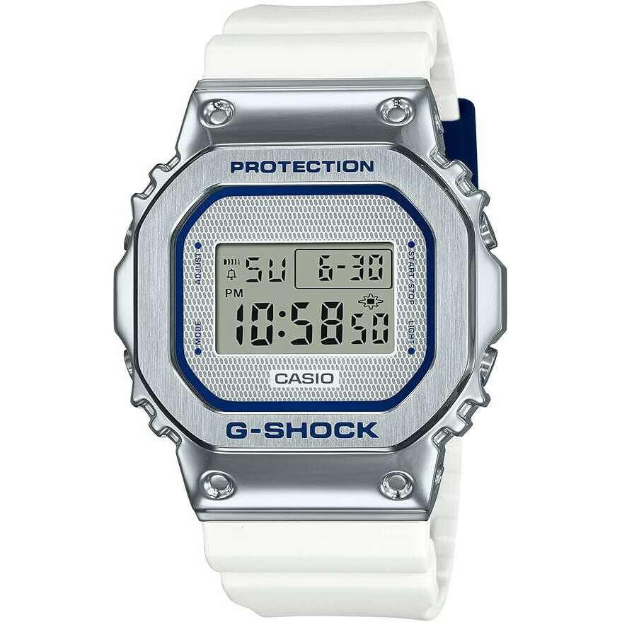 CASIO G-SHOCK PRECIOUS HEART SELECTION DIGITAL WHITE & SILVER MEN