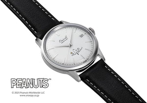 ORIENT BAMBINO AUTOMATIC PEANUTS COLLAB LEATHER STRAP MEN WATCH (LIMITED 150) RN-AC0M16S