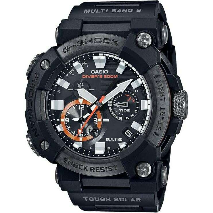 ROOK JAPAN:CASIO G-SHOCK FROGMAN BLUETOOTH RADIO SOLAR BLACK & ORANGE MEN WATCH GWF-A1000XC-1AJF,JDM Watch,Casio G-Shock