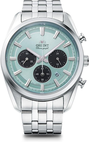ORIENT STRETTO SOLAR CHRONOGRAPH 40MM MEN WATCH RA-TX0304L10B