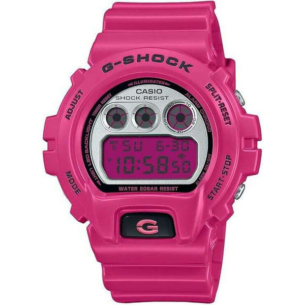 G-SHOCK DW-6900 シルバー/ピンク CASIO G-SHOCK CRAZY COLORS 2024 SHOCKING PINK DIGITAL MEN WATCH DW