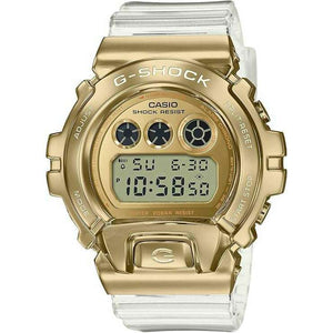 ROOK JAPAN:CASIO G-SHOCK METAL COVERED DIGITAL GOLD & CLEAR MEN WATCH GM-6900SG-9JF,JDM Watch,Casio G-Shock
