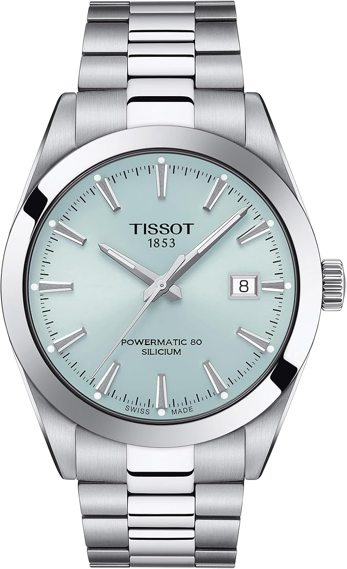 TISSOT T-CLASSIC GENTLEMAN POWERMATIC 80 40MM IMPORT MEN WATCH T127.407.11.351.00