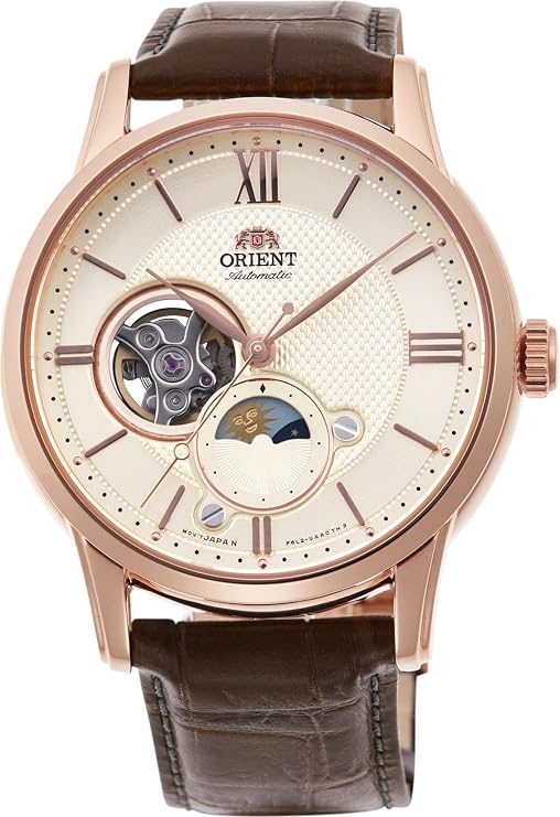 ORIENT CLASSIC SUN&MOON AUTOMATIC MECHANICAL MEN WATCH RA-AS0009S10B