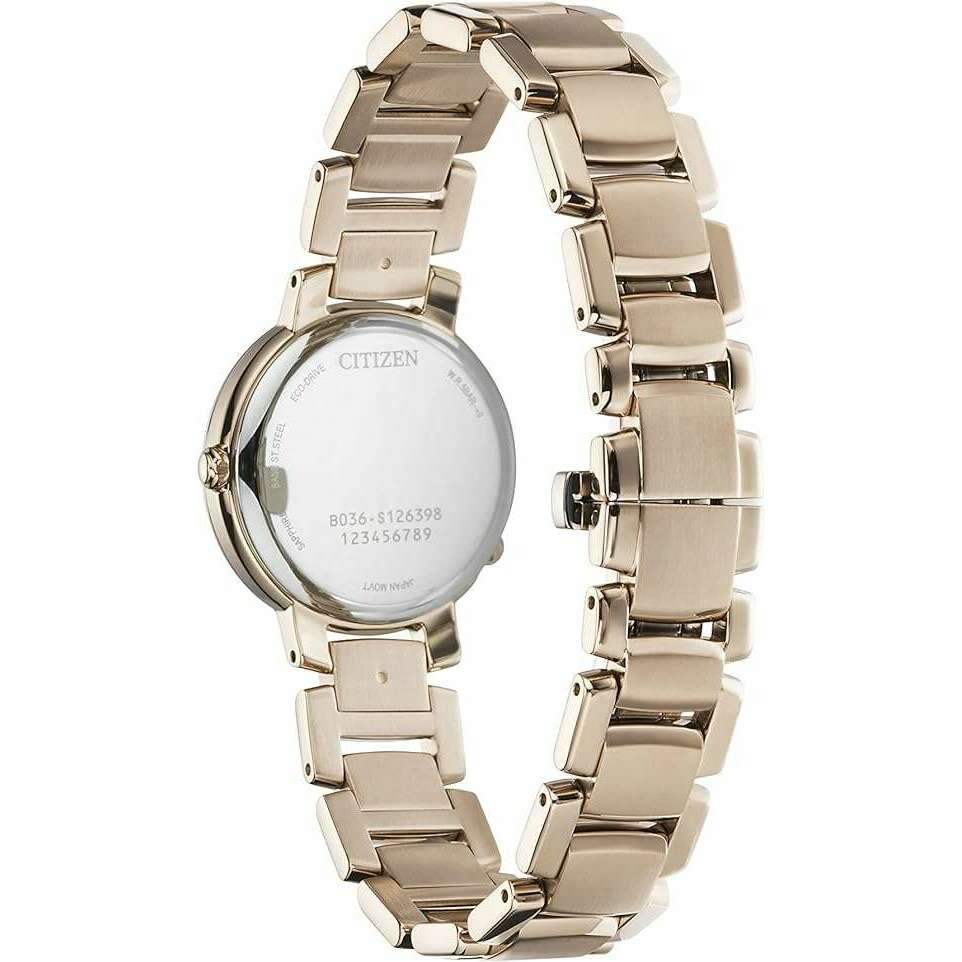 ROOK JAPAN:CITIZEN L ROUND COLLECTION ECO-DRIVE PINK STRAP PEARLY DIAL LADIES WATCH EW5588-81Y,JDM Watch,Citizen L