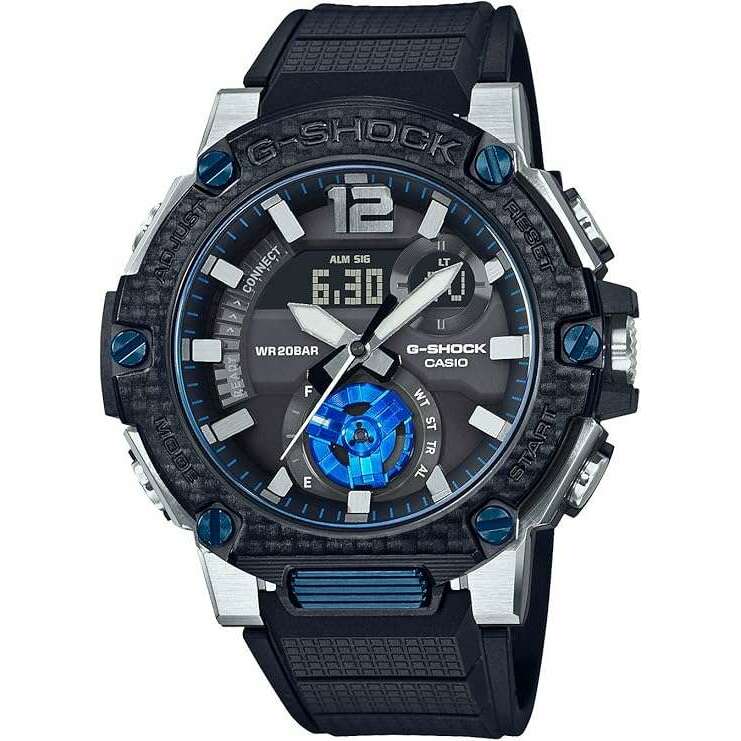 CASIO G-SHOCK G-STEEL SOLAR SMARTPHONE-LINKED CARBON BEZEL BLACK
