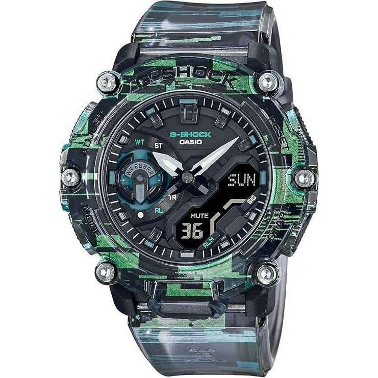 ROOK JAPAN:CASIO G-SHOCK DAY-DATE DIGITAL GLITCH DESIGN MULTICOLOR MEN WATCH GA-2200NN-1AJF,JDM Watch,Casio G-Shock