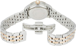 TISSOT LE LOCLE AUTOMATIC SILVER & ROSE-GOLD PVD 25 MM WOMEN WATCH T41.2.183.33