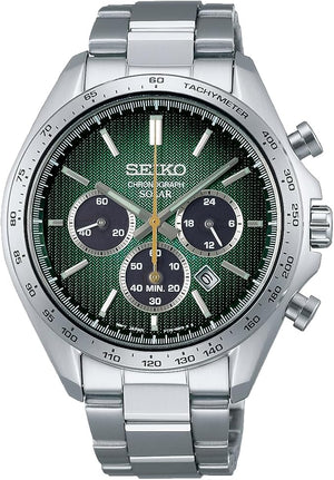 SEIKO SELECTION 2024 RAISE THE FUTURE LIMITED EDITION SILVER & GREEN MEN WATCH SBPY177