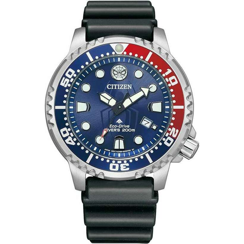 ROOK JAPAN:CITIZEN PROMASTER DIVER SPIDER-MAN MODEL MEN WATCH (500 LIMITED) BN0250-07L,JDM Watch,Citizen Promaster