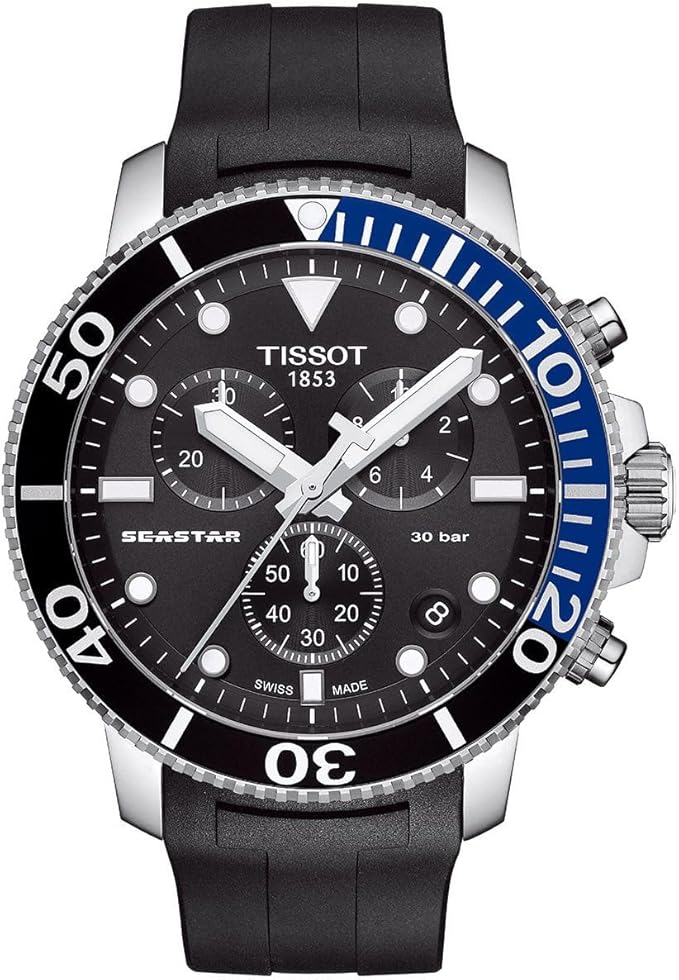 TISSOT T-SPORT SEASTAR 1000 QUARTZ 45.5 MM IMPORT MEN WATCH T120.417.17.051.02