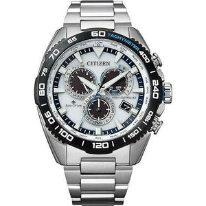 ROOK JAPAN:CITIZEN PROMASTER ECO DRIVE SOLAR RADIO SILVER LAND SERIES MEN WATCH CB5034-91A,JDM Watch,Citizen Promaster