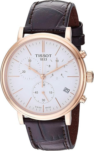 TISSOT CARSON PREMIUM QUARTZ CHRONOGRAPH 41 MM MEN WATCH T122.417.36.011.00