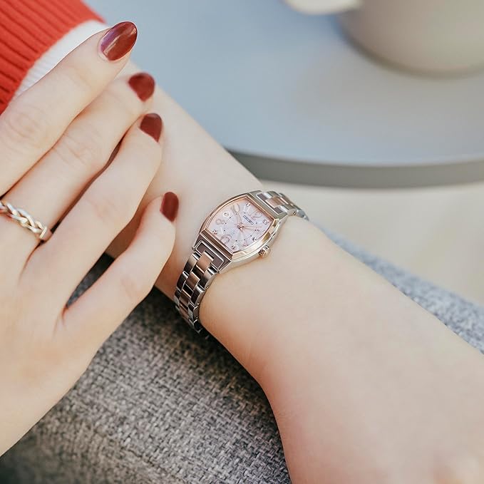 SEIKO LUKIA HAPPY COLLECTION 2025 SS MAIN SERIES SILVER & PINK WOMEN WATCH SSWA012