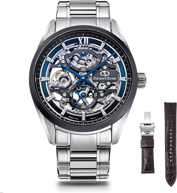 ORIENT STAR M34 F8 SKELETON HANDWITING MECHANICAL MEN WATCH (LIMITED 200) RK-AZ0103L