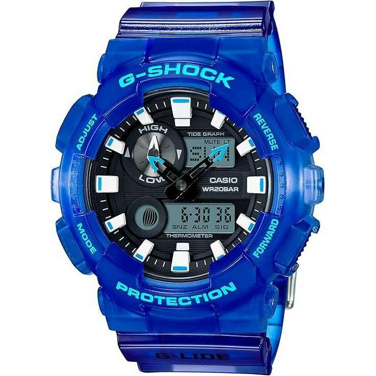 ま*こ様 G-SHOCK G-LIDE 金魚　GAX-100MSA CASIO G-SHOCK G-LIDE DAY-DATE BLUE ANALOG DIGITAL MEN WATCH GAX