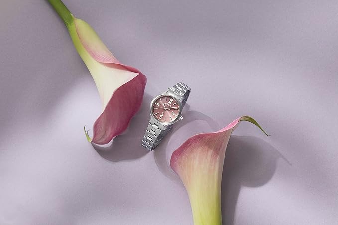 SEIKO LUKIA GROW AW RECOMMENDED COLOR "GARNET GLOW" SILVER & PINK WOMEN WATCH SSVW219