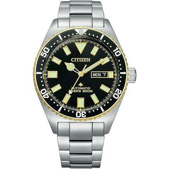 ROOK JAPAN:CITIZEN PROMASTER AUTOMATIC DIVER SILVER MEN WATCH NY0125-83E,JDM Watch,Citizen Promaster