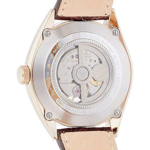 ROOK JAPAN:CITIZEN MECHANICAL ANALOG OPEN HEART BROWN STRAP GREY DIAL MEN WATCH NB4003-01H,JDM Watch,The Citizen