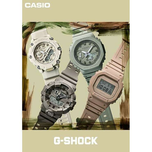 CASIO G-SHOCK NATURAL COLOR SERIES LIMITED MODEL DAY-DATE KHAKI